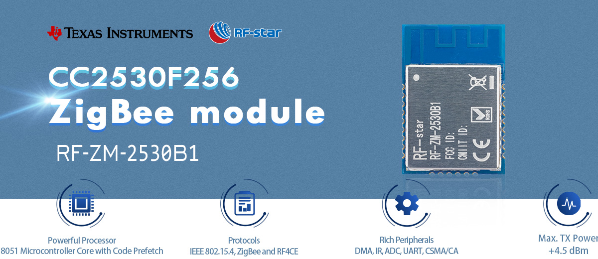 CC2530 2,4 GHz ZigBee modülünün özellikleri