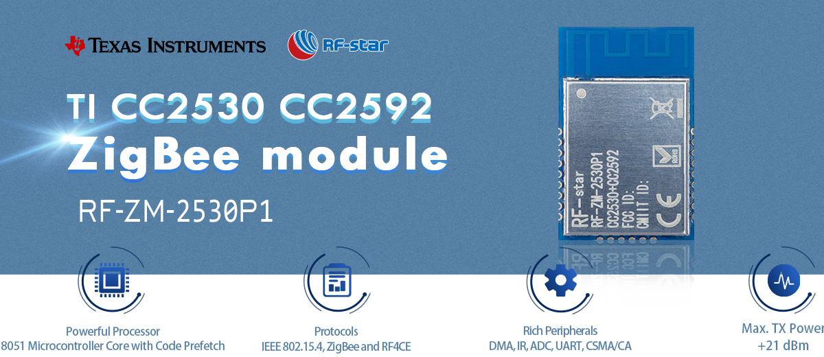 CC2530 ve CC2592 zigbee modülünün özellikleri