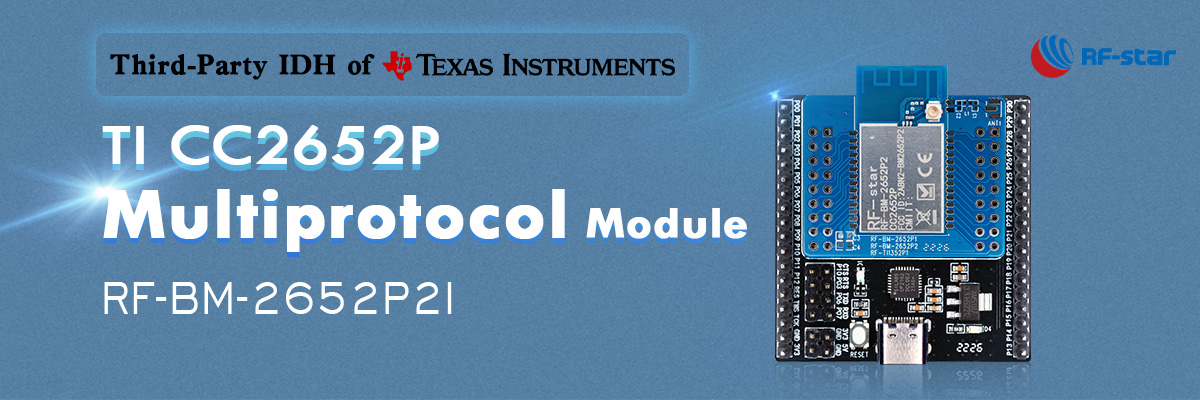 TI CC2652P Çoklu Protokol Modülü RF-BM-2652P2I