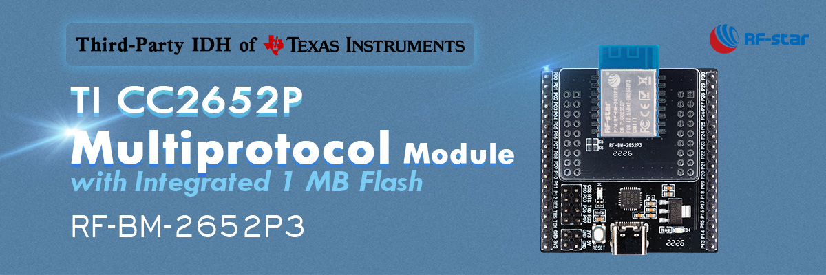 TI CC2652P Entegre 1 MB Flash RF-BM-2652P3 ile Çoklu Protokol Modülü