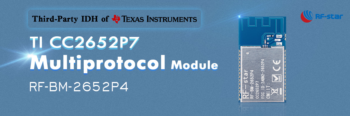 TI CC2652P7 çoklu protokol modülü RF-BM-2652P4