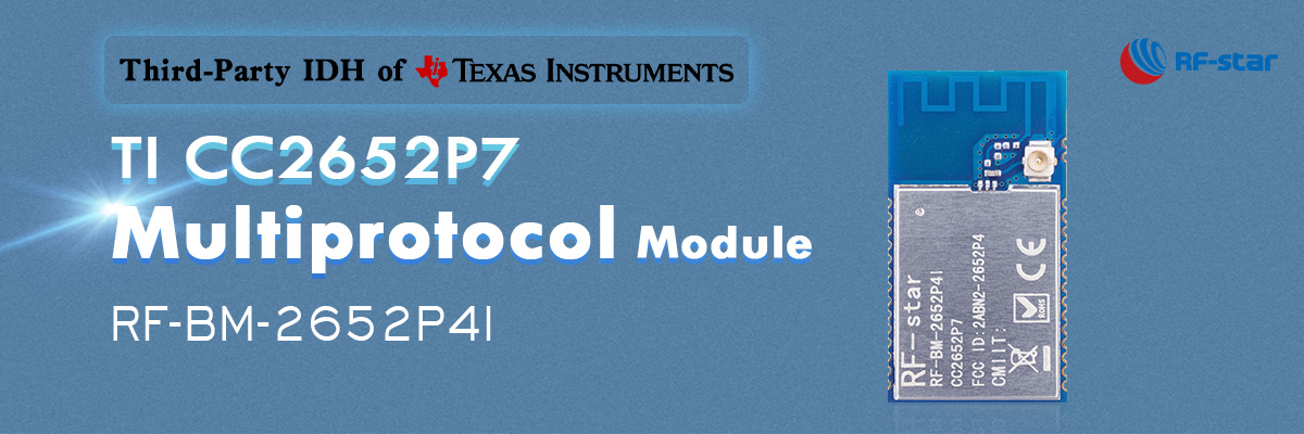 TI CC2652P7 Çoklu protokol modülü RF-BM-2652P4I