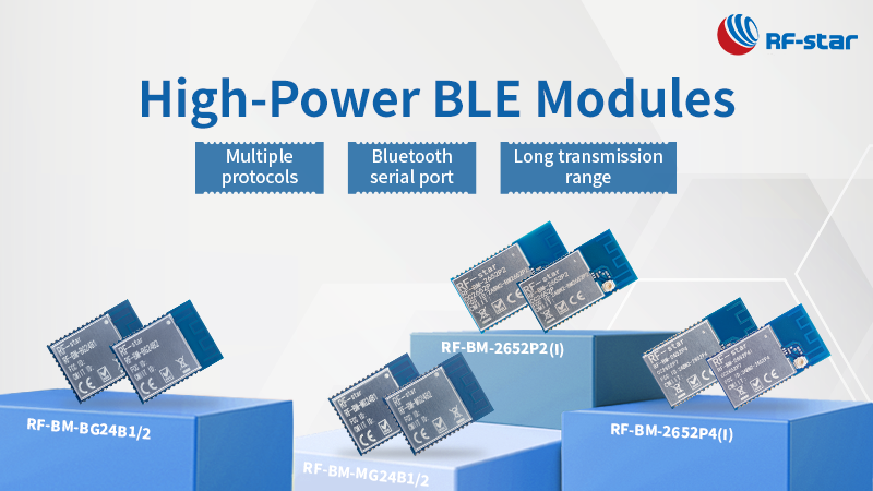 Yüksek Güçlü BLE Modülleri