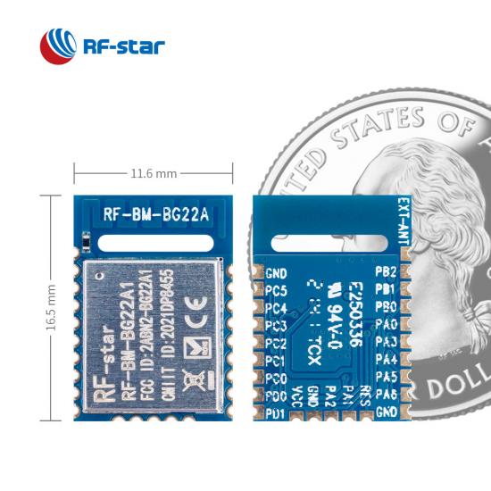 EFR32BG22 Low Power Bluetooth Master Slave Module RF-BM-BG22A1