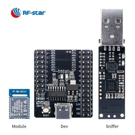 EFR32BG22 Low Power Bluetooth Master Slave Module RF-BM-BG22A3