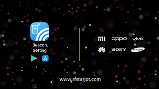 Beacon nasıl kullanılır? Beacon Setting APP aracılığıyla RFstar ultra düşük Beacon Konfigürasyonu iBeacon Eddystone