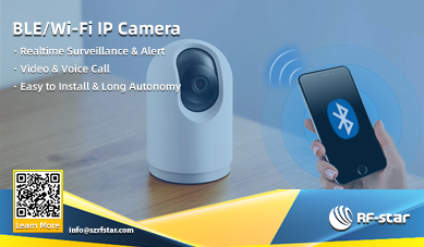 BLE/Wi-Fi IP Kamera